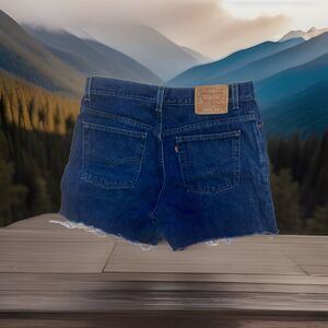 Levis 577 Women's Jean‎ Shorts Made In USA Cut Off Vintage